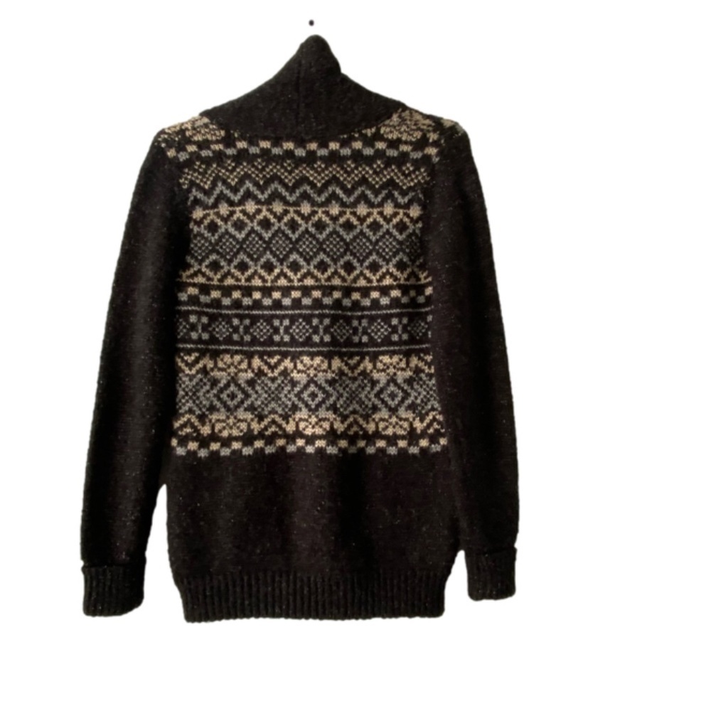 Roots wool blend fair isle style cardigan size XS - Picture 2 of 11